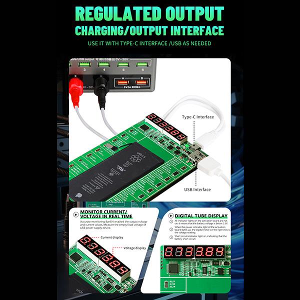 Kaisi K-9208 2025 Version Activated And Charging Jig Test Tools (Green) - Test Tools by Kaisi | Online Shopping UK | buy2fix