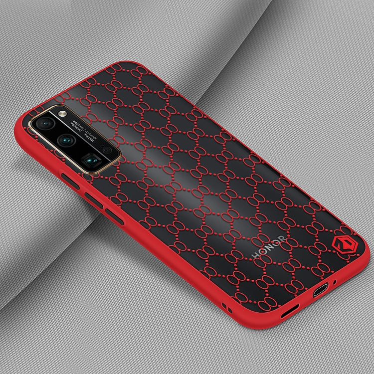 For Huawei Honor 30 Pro PINWUYO Series 2 Generation PC + TPU Waterproof and Anti-drop All-inclusive Protective Case(Red) - Honor Cases by PINWUYO | Online Shopping UK | buy2fix