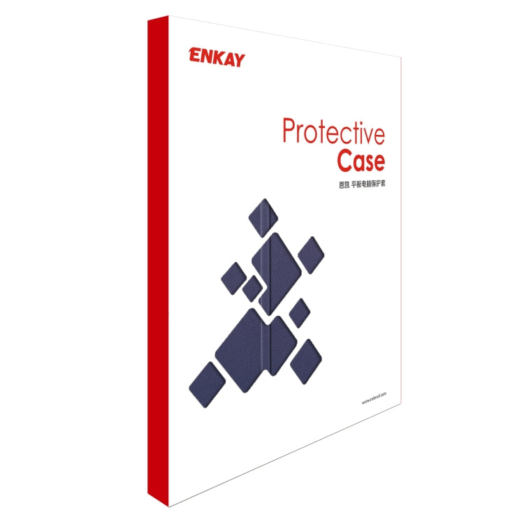 For Samsung Galaxy Tab S6 Lite P610 / P615 / Tab S6 Lite 2022 / P613 / P619 ENKAY 3-Fold Plastic Leather Smart Tablet Case(Black) - Tab S6 Lite P610 / P615 by ENKAY | Online Shopping UK | buy2fix