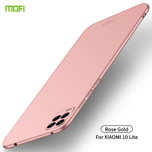 For Xiaomi Mi 10 Lite MOFI Frosted PC Ultra-thin Hard Case(Rose gold) - Xiaomi Cases by MOFI | Online Shopping UK | buy2fix