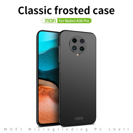 For Xiaomi Redmi K30 Pro MOFI Frosted PC Ultra-thin Hard Case(Blue) by MOFI
