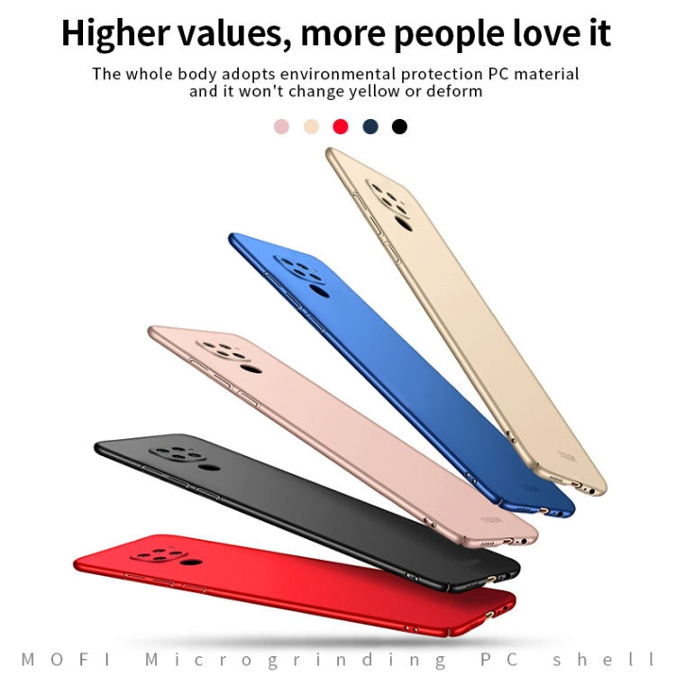For Xiaomi Redmi 10X 4G MOFI Frosted PC Ultra-thin Hard Case(Red) - Xiaomi Cases by MOFI | Online Shopping UK | buy2fix