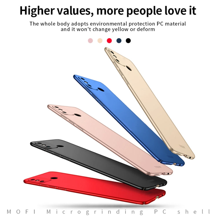 For Huawei Honor 9A MOFI Frosted PC Ultra-thin Hard Case(Blue) - Honor Cases by MOFI | Online Shopping UK | buy2fix