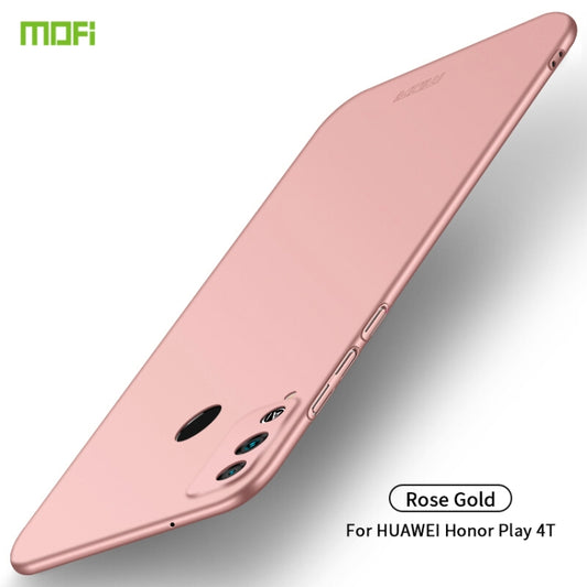 For Huawei Honor Play 4T MOFI Frosted PC Ultra-thin Hard Case(Rose gold) - Honor Cases by MOFI | Online Shopping UK | buy2fix