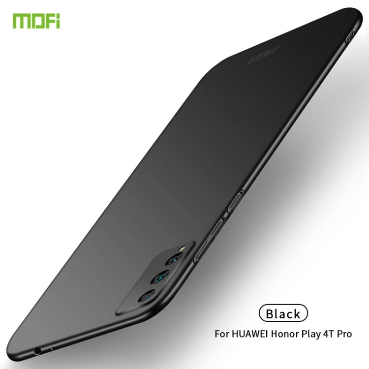 For Huawei Honor Play 4T Pro MOFI Frosted PC Ultra-thin Hard Case(Black) - Honor Cases by MOFI | Online Shopping UK | buy2fix