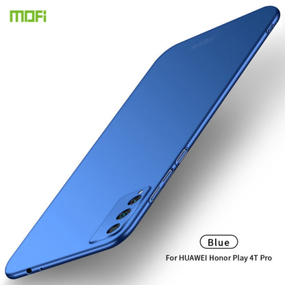 For Huawei Honor Play 4T Pro MOFI Frosted PC Ultra-thin Hard Case(Blue) - Honor Cases by MOFI | Online Shopping UK | buy2fix