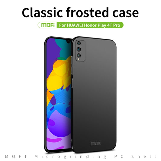 For Huawei Honor Play 4T Pro MOFI Frosted PC Ultra-thin Hard Case(Gold) by MOFI