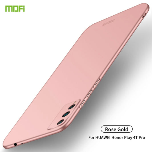 For Huawei Honor Play 4T Pro MOFI Frosted PC Ultra-thin Hard Case(Rose gold) - Honor Cases by MOFI | Online Shopping UK | buy2fix