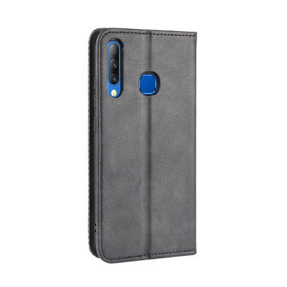 For Infinix Smart 3 Plus / X627 Magnetic Buckle Retro Crazy Horse Texture Horizontal Flip Leather Case  , with Holder & Card Slots & Photo Frame(Black) - Infinix Cases by idewei | Online Shopping UK | buy2fix