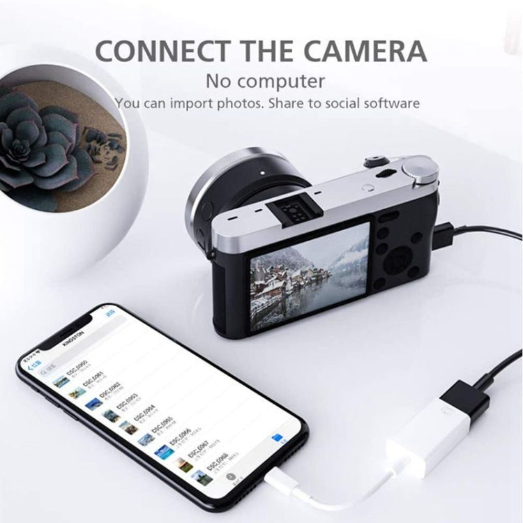 FA-STAR ZS-KL21826 8 Pin to USB 3.0 OTG Adapter, Supports IOS 13 and Above by buy2fix