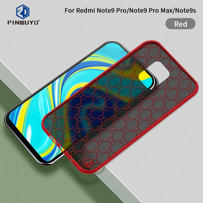 For Xiaomi Redmi Note 9S/Note 9 Pro PINWUYO Series 2 Generation PC + TPU Waterproof and Anti-drop All-inclusive Protective Case(Red) - Xiaomi Cases by PINWUYO | Online Shopping UK | buy2fix