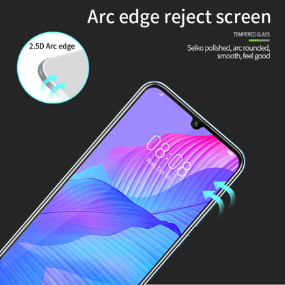 For Huawei Y8P / P smart S MOFI 9H 2.5D Full Screen Tempered Glass Film(Black) - Huawei Tempered Glass by MOFI | Online Shopping UK | buy2fix