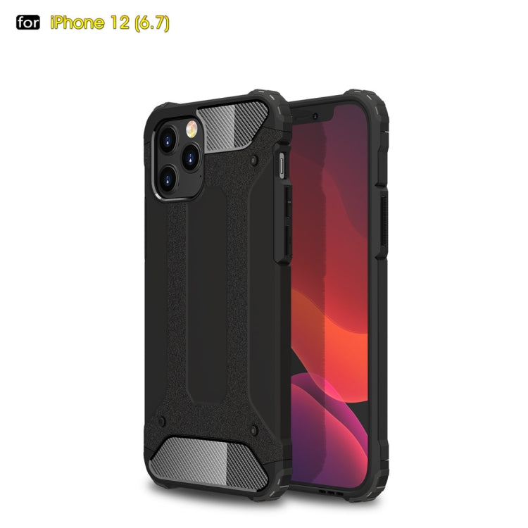 For iPhone 12 Pro Max Magic Armor TPU + PC Combination Case(Black) by buy2fix