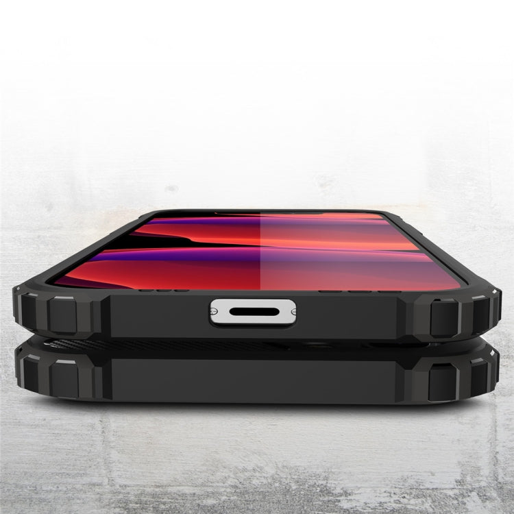 For iPhone 12 Pro Max Magic Armor TPU + PC Combination Case(Black) by buy2fix