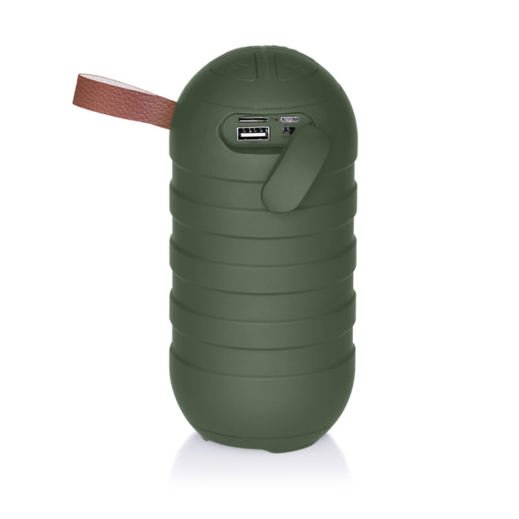 NewRixing NR-106 Mini Portable Stereo Bluetooth Speaker, Support Hands-free Calling & TF Card Slot & FM(Green) - Desktop Speaker by NewRixing | Online Shopping UK | buy2fix