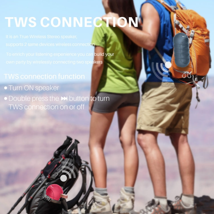 NewRixing NR-106 Mini Portable Stereo Bluetooth Speaker, Support Hands-free Calling & TF Card Slot & FM(Green) - Desktop Speaker by NewRixing | Online Shopping UK | buy2fix