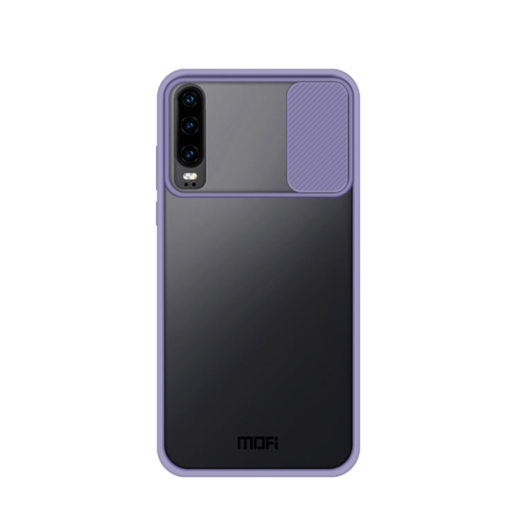 For Huawei P40 Pro+ MOFI Xing Dun Series PC + TPU Anti-peep Waterproof And Anti-drop All-inclusive Protective Shell, Translucent Frosted(Purple) - Huawei Cases by MOFI | Online Shopping UK | buy2fix