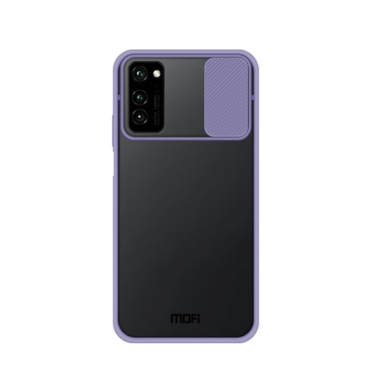 For Huawei HonorV30 MOFI Xing Dun Series PC + TPU Anti-peep Waterproof And Anti-drop All-inclusive Protective Shell, Translucent Frosted(Purple) - Huawei Cases by MOFI | Online Shopping UK | buy2fix