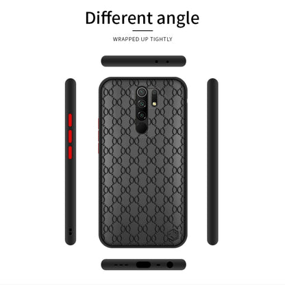 For Xiaomi Redmi 9 PINWUYO Series 2nd Generation PC + TPU Anti-drop All-inclusive Protective Shell Matte Back Cover(Black) - Xiaomi Cases by PINWUYO | Online Shopping UK | buy2fix