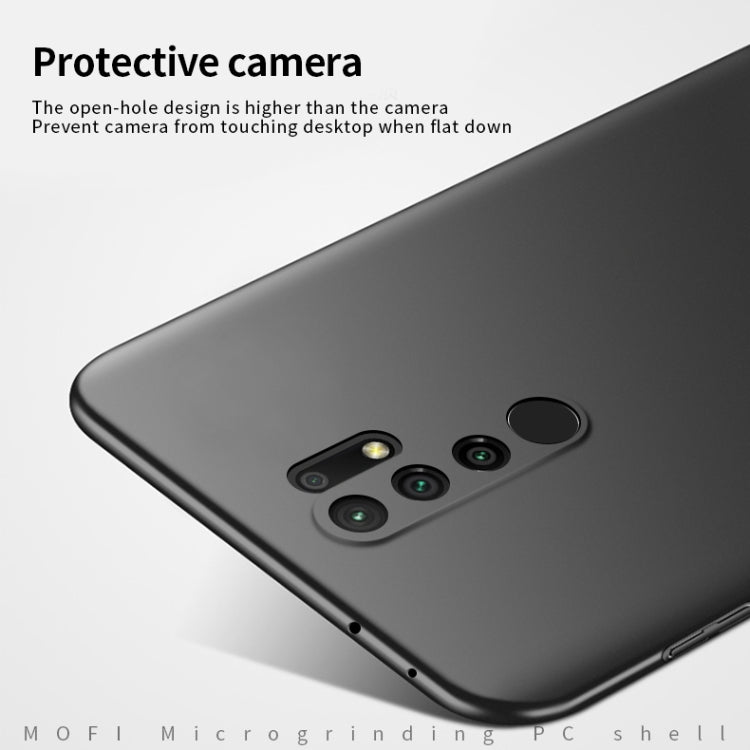 For Xiaomi Redmi 9 MOFI Frosted PC Ultra-thin Hard Case(Black) - Xiaomi Cases by MOFI | Online Shopping UK | buy2fix