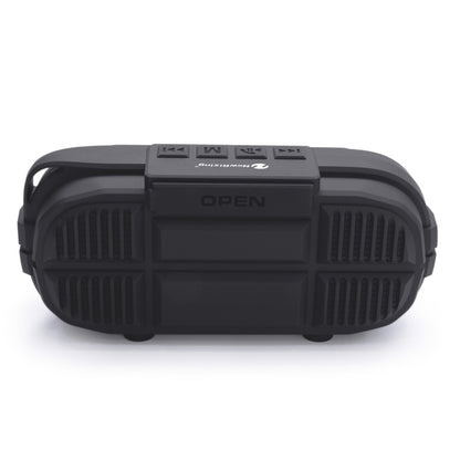 NewRixing NR-3023 Portable Stereo Wireless Bluetooth Speaker, Built-in Microphone, Support TF Card / FM(Black) - Desktop Speaker by NewRixing | Online Shopping UK | buy2fix