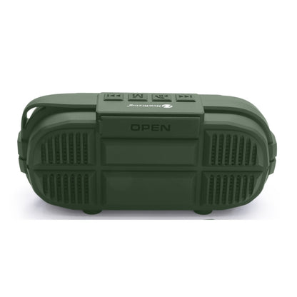 NewRixing NR-3023 Portable Stereo Wireless Bluetooth Speaker, Built-in Microphone, Support TF Card / FM(Green) - Desktop Speaker by NewRixing | Online Shopping UK | buy2fix
