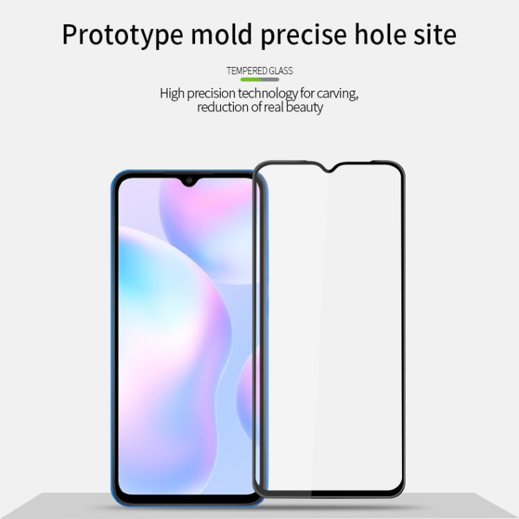 For Xiaomi Redmi 9A / Redmi 9C PINWUYO 9H 3D Curved Full Screen Explosion-proof Tempered Glass Film(Black) -  by PINWUYO | Online Shopping UK | buy2fix