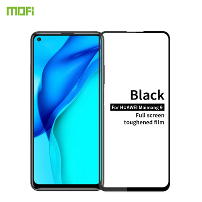 For Huawei Maimang9/Mate 40Lite MOFI 9H 2.5D Full Screen Tempered Glass Film(Black) - Huawei Tempered Glass by MOFI | Online Shopping UK | buy2fix