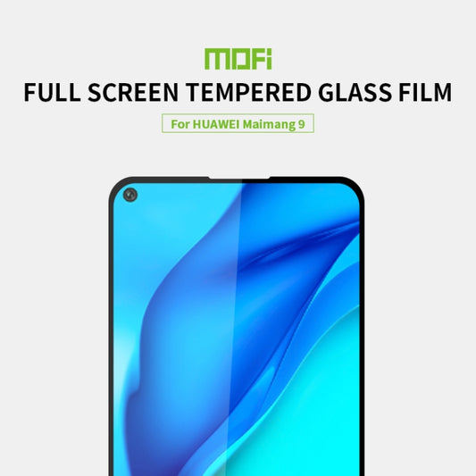 For Huawei Maimang9/Mate 40Lite MOFI 9H 2.5D Full Screen Tempered Glass Film(Black) by MOFI