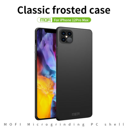 For iPhone 12 Pro Max MOFI Frosted PC Ultra-thin Hard Case(Rose gold) - iPhone 12 Pro Max Cases by MOFI | Online Shopping UK | buy2fix