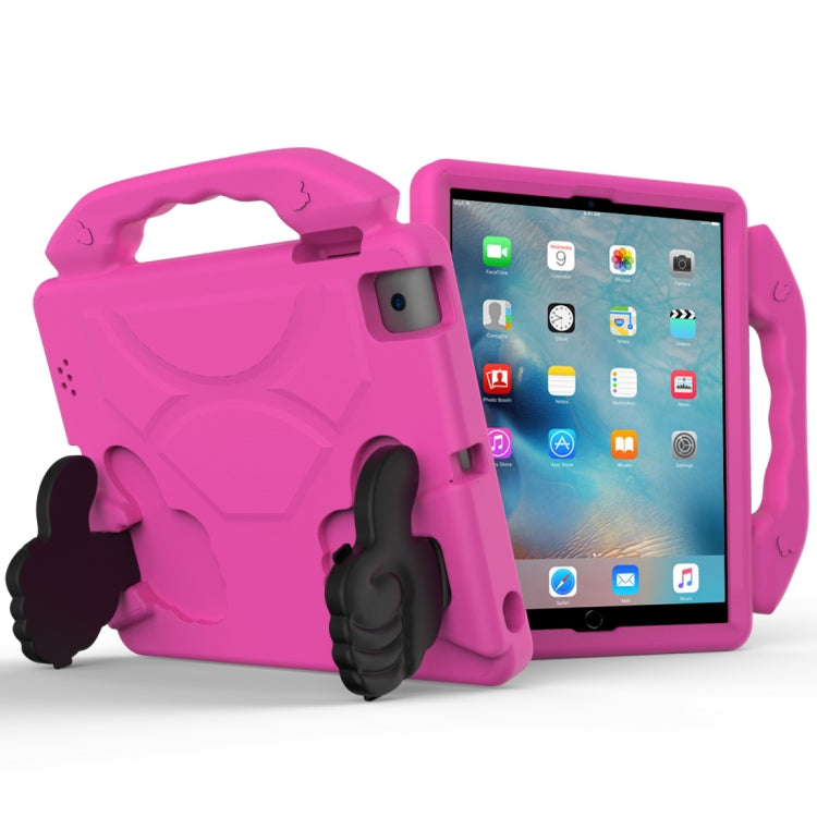 EVA Shockproof Tablet Case with Thumb Bracket For iPad 4 / 3 / 2(Rose Red) - iPad 4 & 3 & 2 Cases by buy2fix | Online Shopping UK | buy2fix