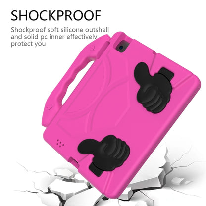 EVA Shockproof Tablet Case with Thumb Bracket For iPad 4 / 3 / 2(Rose Red) - iPad 4 & 3 & 2 Cases by buy2fix | Online Shopping UK | buy2fix