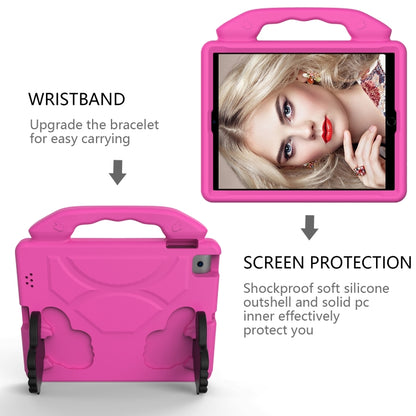 EVA Shockproof Tablet Case with Thumb Bracket For iPad 4 / 3 / 2(Rose Red) - iPad 4 & 3 & 2 Cases by buy2fix | Online Shopping UK | buy2fix