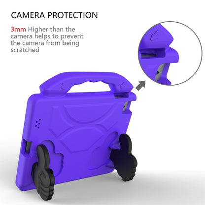 EVA Shockproof Tablet Case with Thumb Bracket For iPad 4 / 3 / 2(Purple) - iPad 4 & 3 & 2 Cases by buy2fix | Online Shopping UK | buy2fix