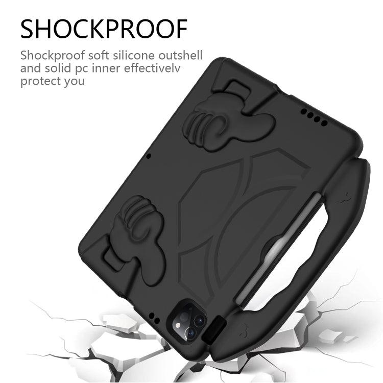 For iPad Pro 11 2020 EVA Shockproof Tablet Case with Thumb Bracket(Black) - iPad Pro 11 (2020) Cases by buy2fix | Online Shopping UK | buy2fix