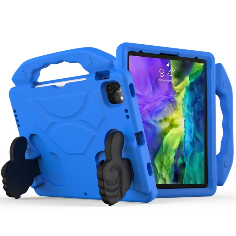 For iPad Pro 11 2020 EVA Shockproof Tablet Case with Thumb Bracket(Blue) - iPad Pro 11 (2020) Cases by buy2fix | Online Shopping UK | buy2fix