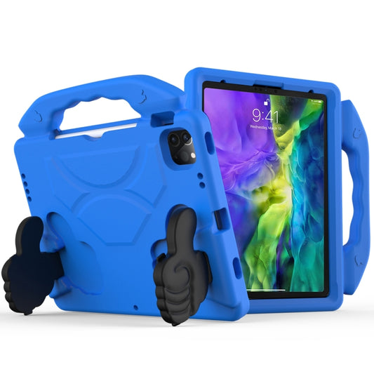 For iPad Pro 11 2020 EVA Shockproof Tablet Case with Thumb Bracket(Blue) - iPad Pro 11 (2020) Cases by buy2fix | Online Shopping UK | buy2fix