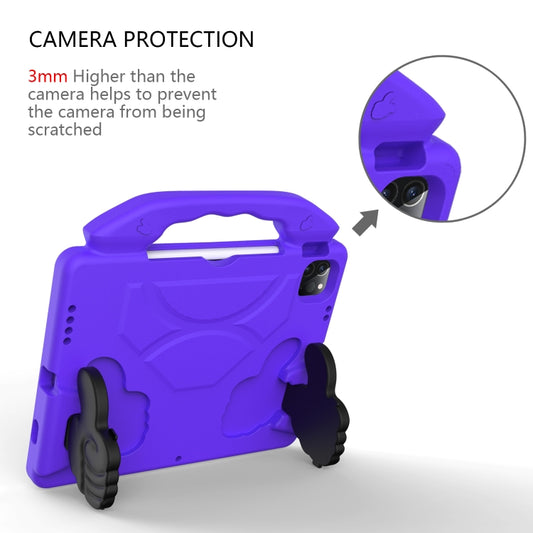 For iPad Pro 11 2020 EVA Shockproof Tablet Case with Thumb Bracket(Purple) - iPad Pro 11 (2020) Cases by buy2fix | Online Shopping UK | buy2fix