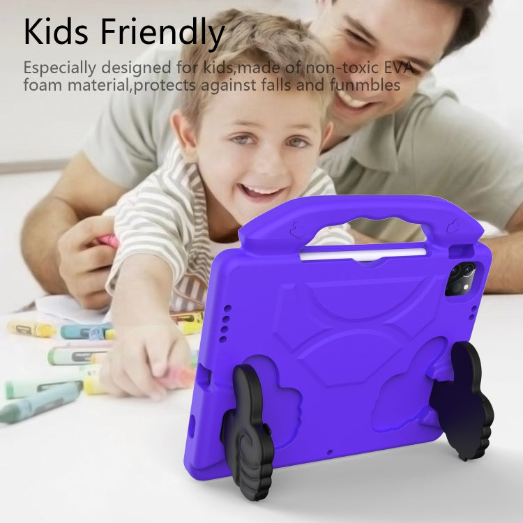 For iPad Pro 11 2020 EVA Shockproof Tablet Case with Thumb Bracket(Purple) - iPad Pro 11 (2020) Cases by buy2fix | Online Shopping UK | buy2fix