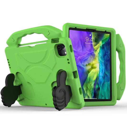 For iPad Pro 11 2020 EVA Shockproof Tablet Case with Thumb Bracket(Green) - iPad Pro 11 (2020) Cases by buy2fix | Online Shopping UK | buy2fix