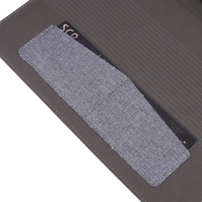 For Samsung Galaxy Tab S8 / Galaxy Tab S7 T870/T875 Horizontal Flip TPU + Fabric PU Leather Protective Case with Card Slots & Holder(Grey) by buy2fix