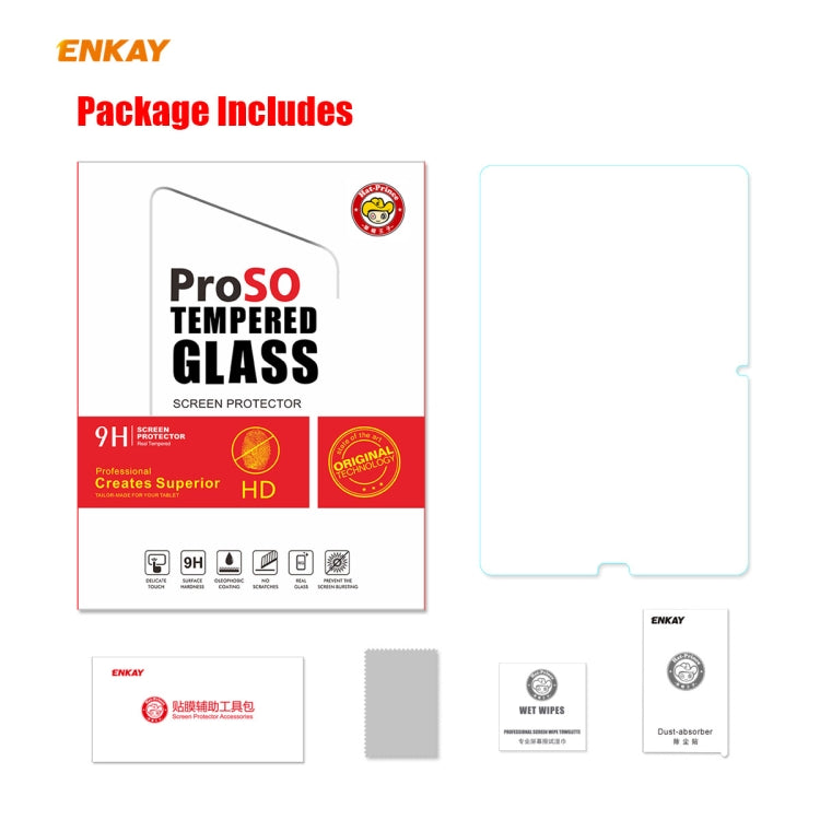 For Huawei MatePad 10.8 ENKAY Hat-Prince 0.33mm 9H Surface Hardness 2.5D Explosion-proof Tempered Glass Protector Film - For Huawei MediaPad by ENKAY | Online Shopping UK | buy2fix
