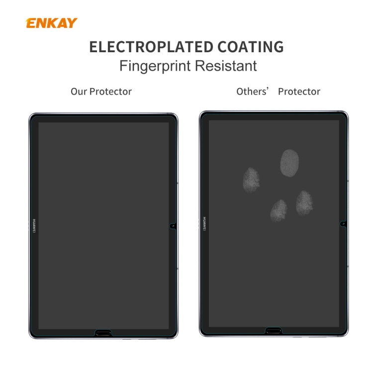 For Huawei MatePad 10.8 ENKAY Hat-Prince 0.33mm 9H Surface Hardness 2.5D Explosion-proof Tempered Glass Protector - For Huawei MediaPad by ENKAY | Online Shopping UK | buy2fix