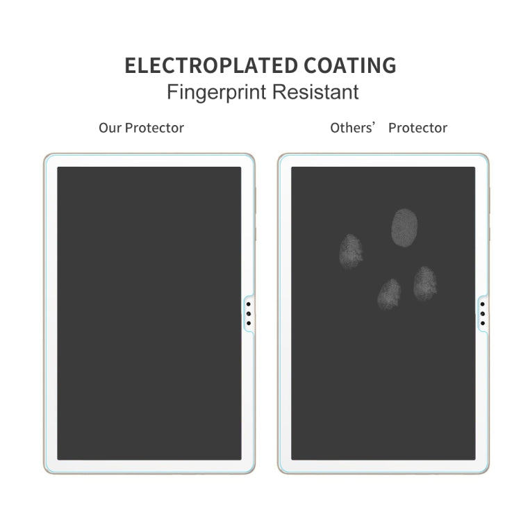 For Huawei Enjoy Tablet 2 2 PCS ENKAY Hat-Prince 0.33mm 9H Surface Hardness 2.5D Explosion-proof Tempered Glass Protector - For Huawei MediaPad by ENKAY | Online Shopping UK | buy2fix