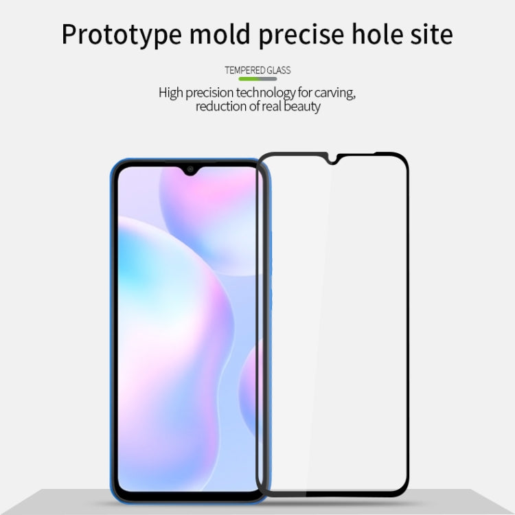 For Xiaomi Redmi 9A/9C PINWUYO 9H 2.5D Full Screen Tempered Glass Film(Black) -  by PINWUYO | Online Shopping UK | buy2fix