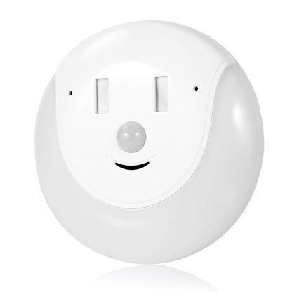 USB Charging Light & Human Body Sensing Control Smile Magnetic Night Light(Cold White Light) - Night Lights by buy2fix | Online Shopping UK | buy2fix