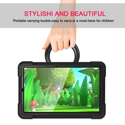 For Samsung Galaxy Tab S6 Lite P610 PC + Silicone Shockproof Combination Case with 360 Degree Rotating Holder & Handle & Pen Slot(Black) - Tab S6 Lite P610 / P615 by buy2fix | Online Shopping UK | buy2fix