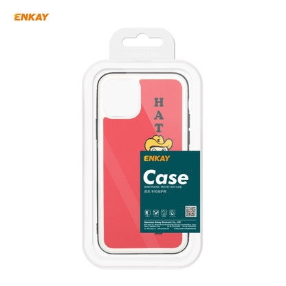 For iPhone 11 Hat-Prince ENKAY ENK-PC046 Cartoon Series PU Leather + PC Hard Slim Case Shockproof Cover(Red) - iPhone 11 Cases by ENKAY | Online Shopping UK | buy2fix