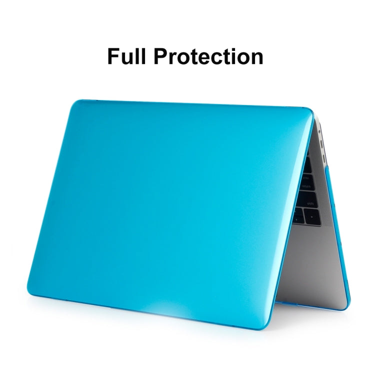 ENKAY Hat-Prince 3 in 1 For MacBook Pro 13 inch A2289 / A2251 (2020) Crystal Hard Shell Protective Case + US Version Ultra-thin TPU Keyboard Protector Cover + Anti-dust Plugs Set(Light Blue) - MacBook Pro Cases by ENKAY | Online Shopping UK | buy2fix