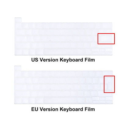 ENKAY Hat-Prince 3 in 1 For MacBook Pro 13 inch A2289 / A2251 (2020) Crystal Hard Shell Protective Case + US Version Ultra-thin TPU Keyboard Protector Cover + Anti-dust Plugs Set(Purple) by ENKAY